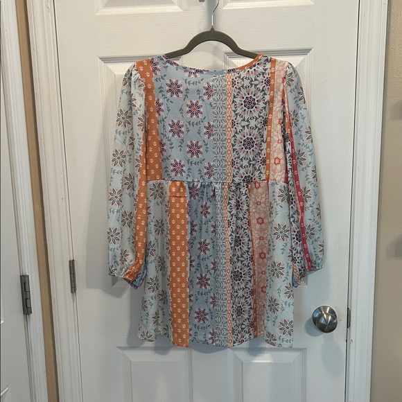 Floral Patchwork Blouse - Multicolor - Picture 2 of 4